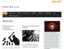 Tablet Screenshot of davidsliv.com